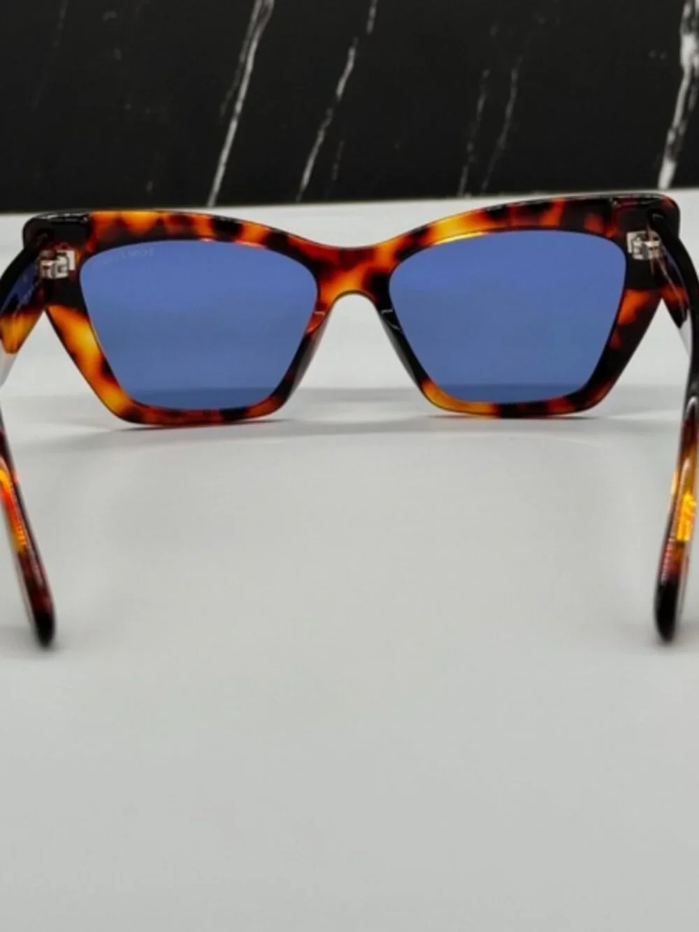 NEW TOM FORD TF871 55V WOMEN CAT EYE SUNGLASSES TOM FORD WYATT FT0871/S 55V - Picture 8 of 9